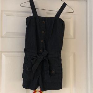 Girls denim romper size 8